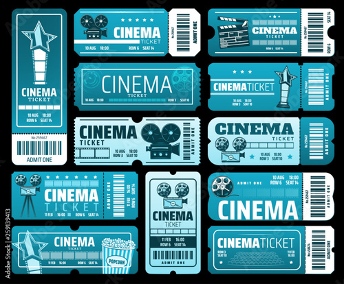 Cinematography movie festival, cinema tickets
