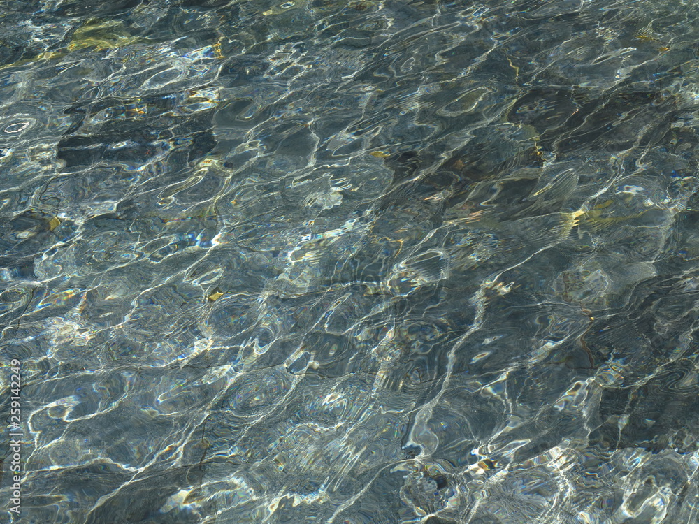 abstract water wave reflection in the pool abstract water wave reflection in the pool