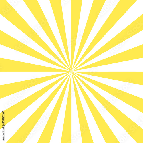 Sun  yellow rays or stripesbackground vector. Yellow sun rays or stripes background. Yellow stripes or rays Background. Beam beam beam background.