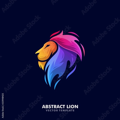 Lion Illustration Vector Template