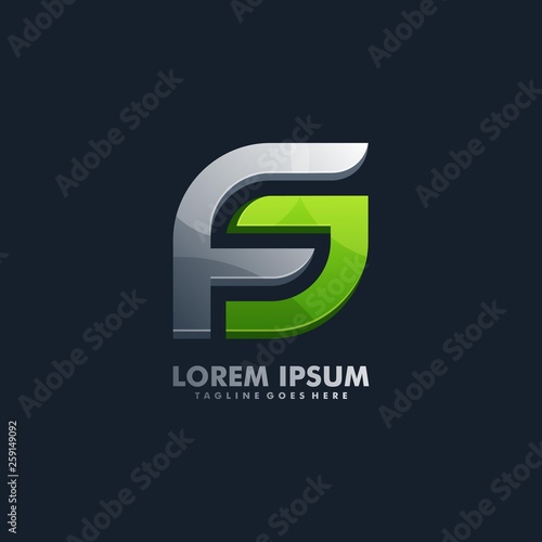 Letter F Designs Illustration Vector Template
