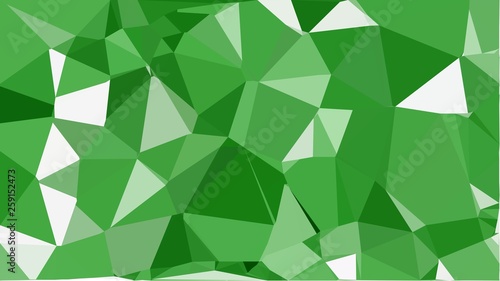 green abstract low polygon geometric background with triangles for texture and wallpaper