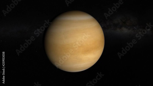 Planet Venus fly-by photo