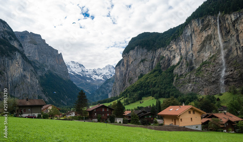 Wallpaper Mural Alps landscape in the summer Torontodigital.ca