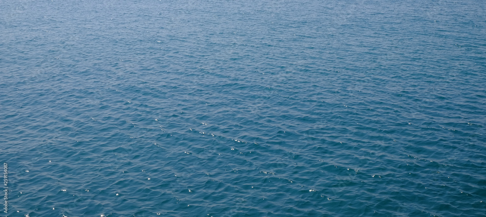 blue sea surface with wave and wind blue sea surface with wave and wind