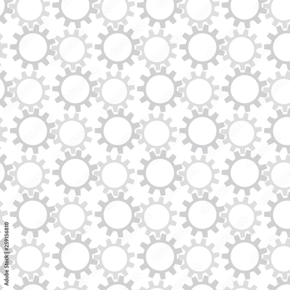 Cogwheel vector illustration pattern on a white background Cogwheel vector illustration pattern on a white background