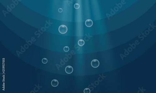 Underwater/undersea cartoon vector background.