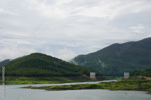 Amazing view of lake. Beauty of nature concept background.