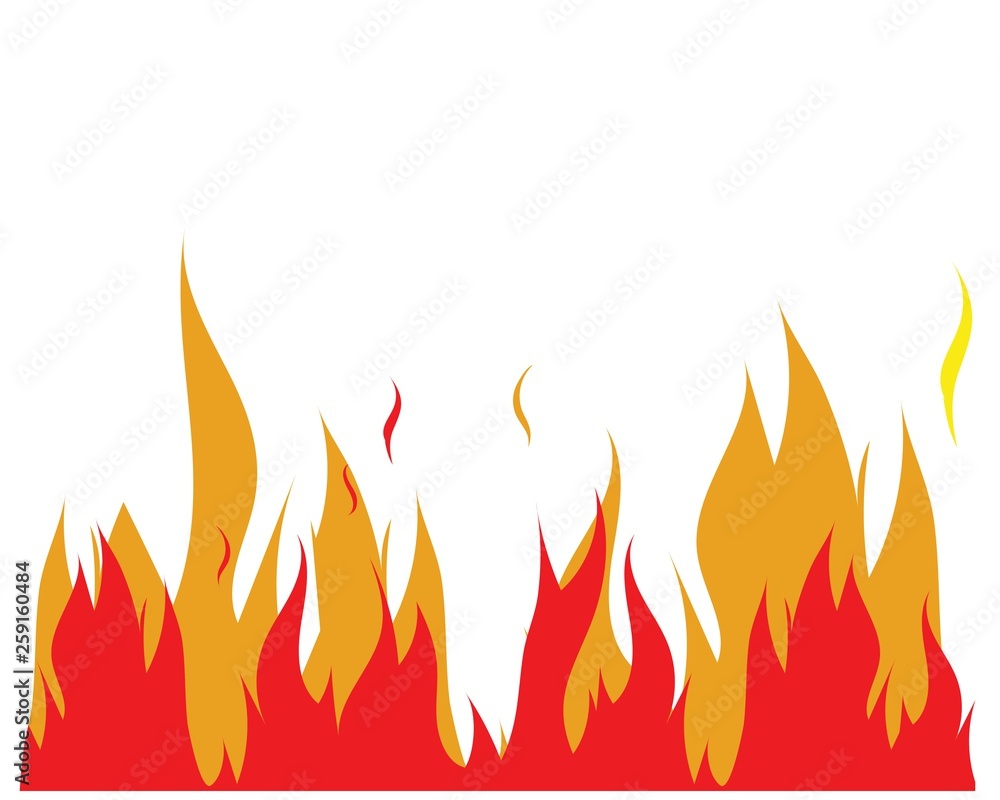Fire flame Logo Template illustration Fire flame Logo Template illustration
