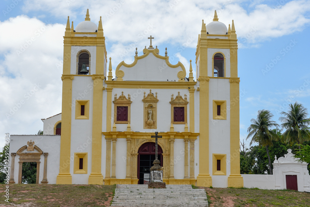 The Carmo church at Olinda in Brazil