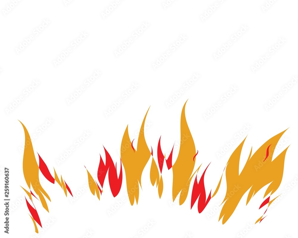 Fire flame Logo Template illustration Fire flame Logo Template illustration