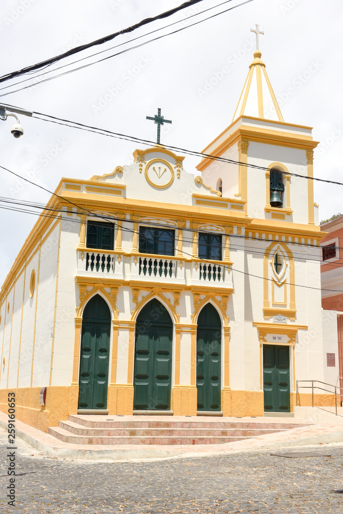 The Bonfim church at Olinda, Brazil