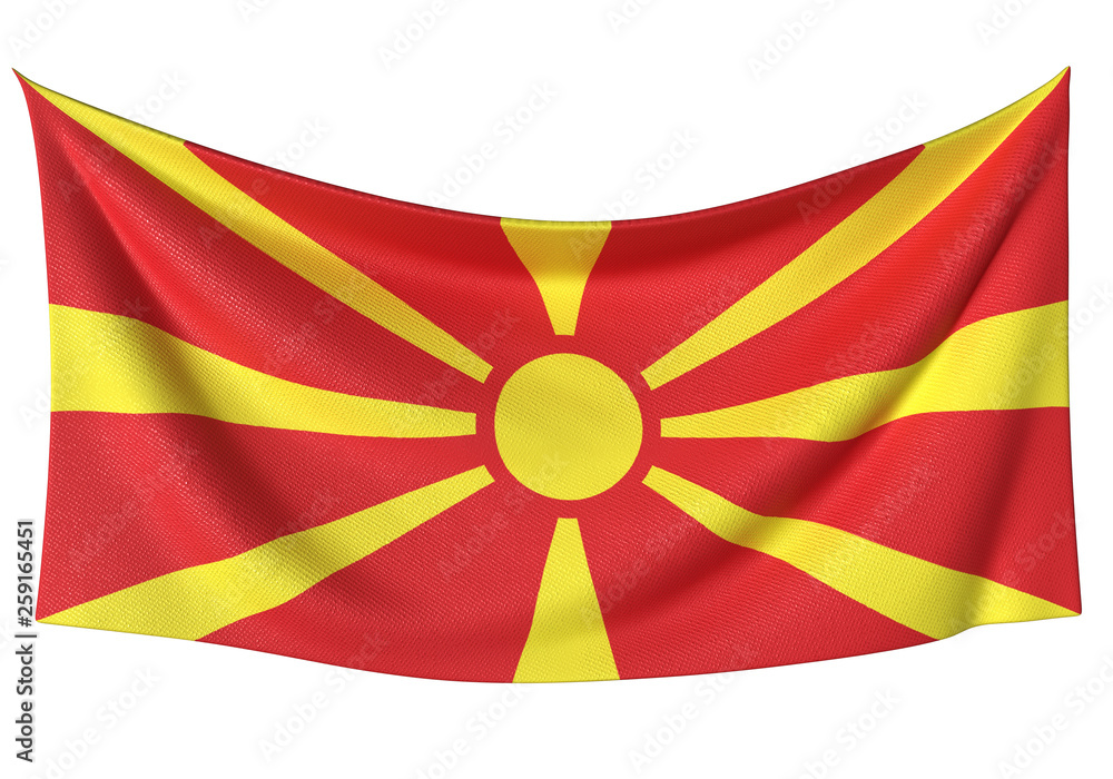 マケドニア 国旗 比率1:2
