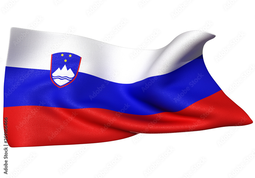 スロベニア 国旗 比率1:2