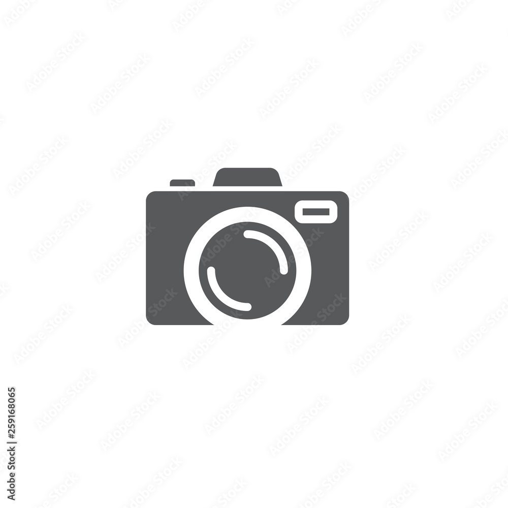 camera icon vector in trendy style isolated on white background camera icon vector in trendy style isolated on white background