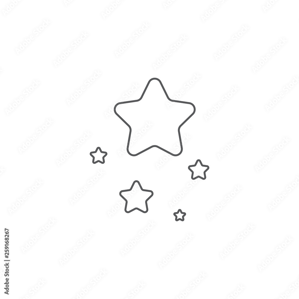 magic stars twinkling icon vector, pictogram, linear style, mobile concept, web icon design isolated illustration magic stars twinkling icon vector, pictogram, linear style, mobile concept, web icon design isolated illustration