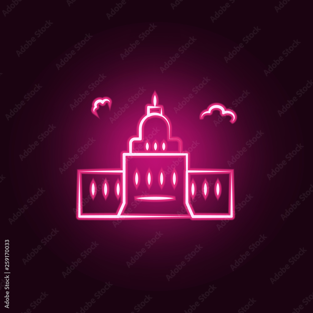 united states neon icon. Elements of travel set. Simple icon for websites, web design, mobile app, info graphics united states neon icon. Elements of travel set. Simple icon for websites, web design, mobile app, info graphics