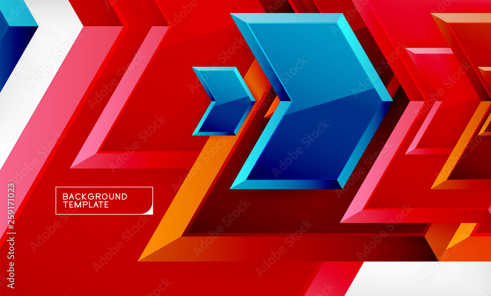 Techno arrow background, template design Techno arrow background, template design