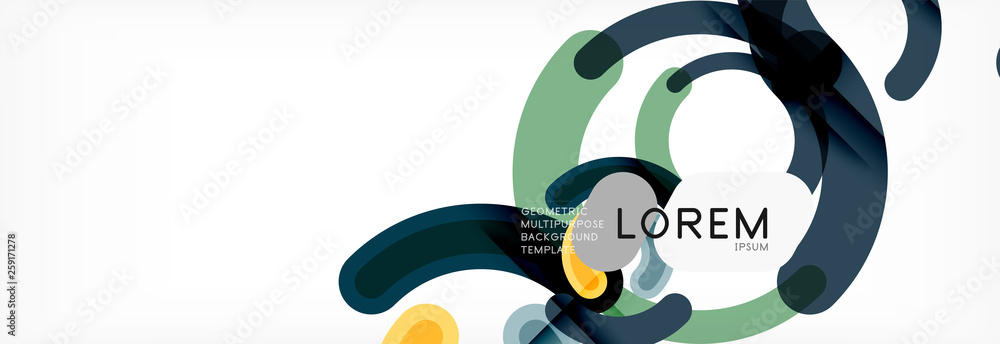 Linear design circle background Linear design circle background