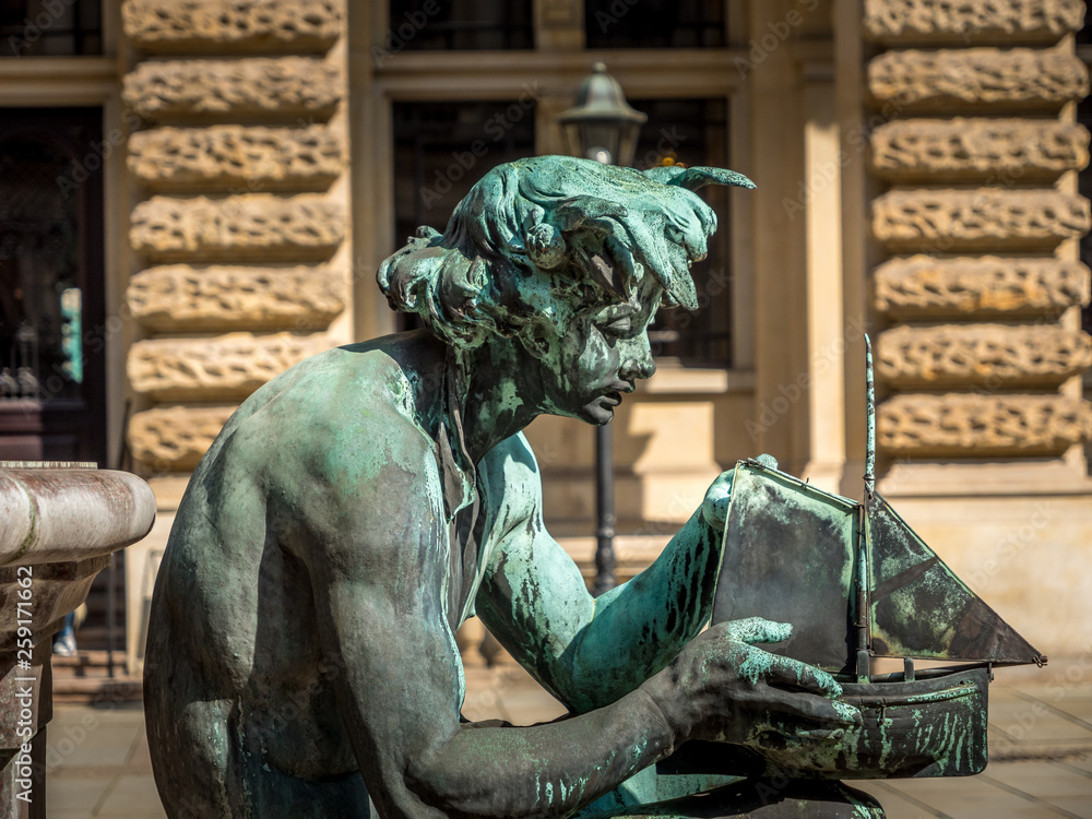 Fototapeta premium Rathaus Hamburg