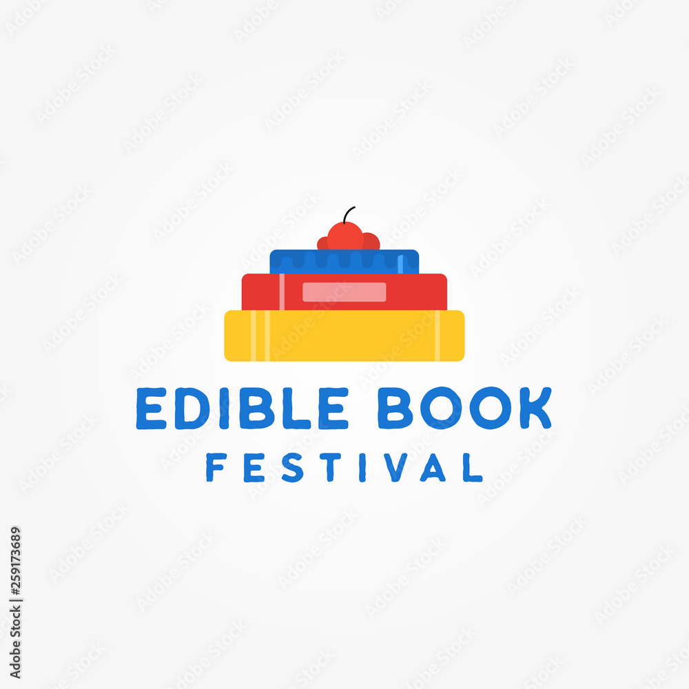 Edible Book Festival Vector Design Template