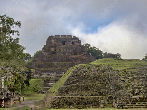 Mayan archaeological monuments of Xunantunich  Belize