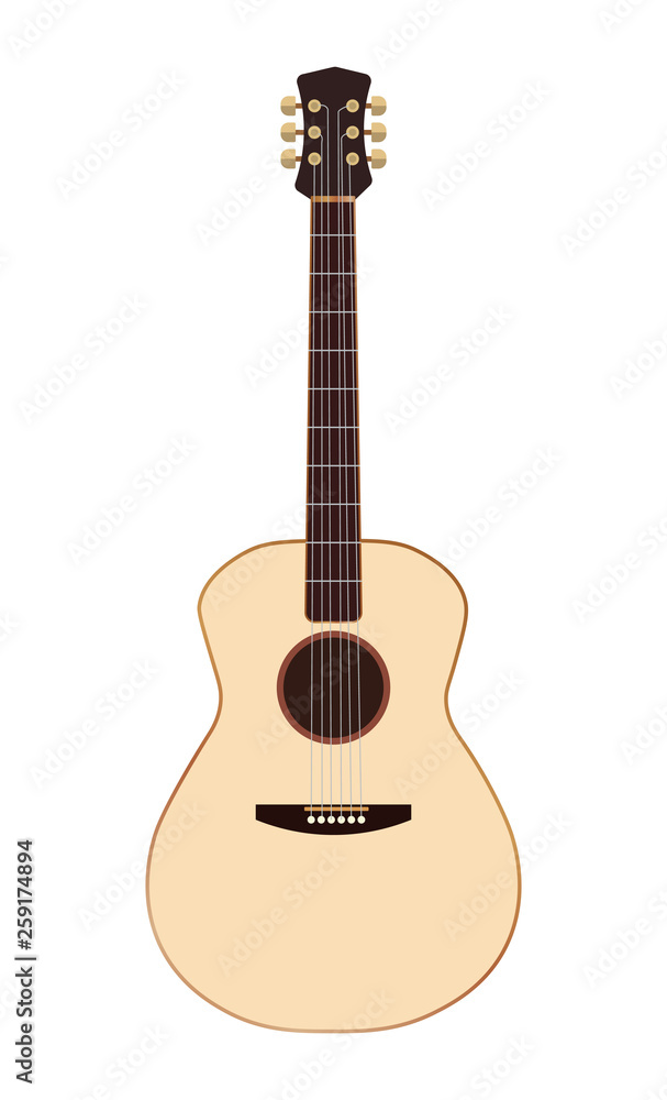 Guitar, musical instrument . Musical instrument, guitar icon. Guitar, music, musical instrument.