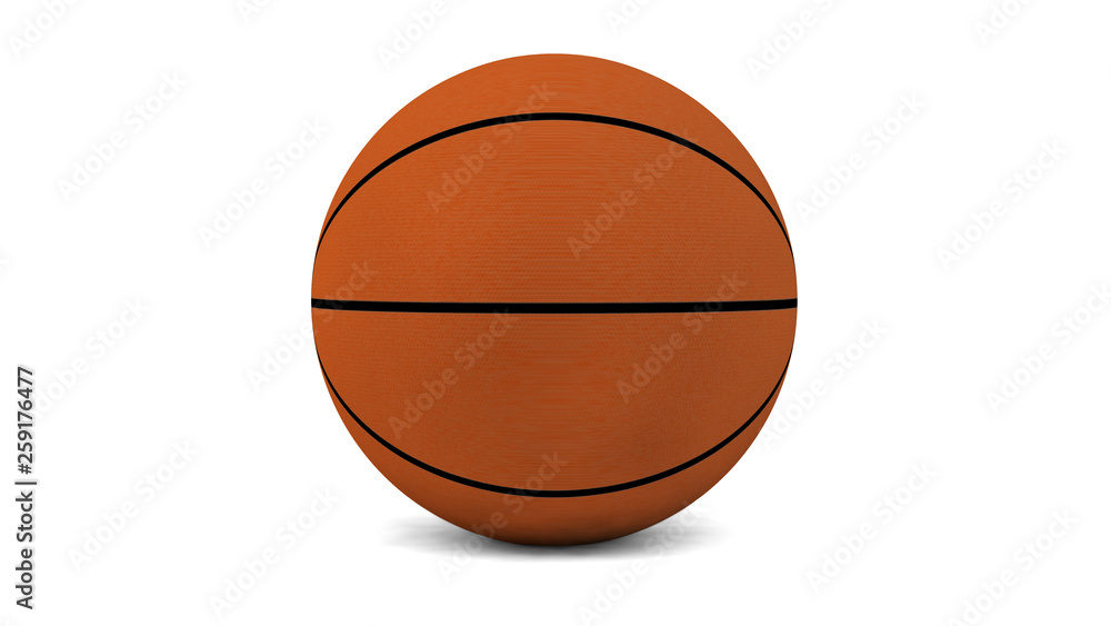 isolated basketball
