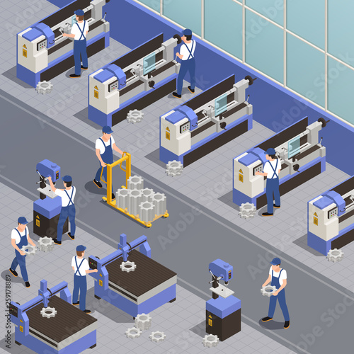 Industrial Machinery Background