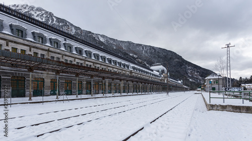 Obraz na płótnie Canfranc train station w salonie