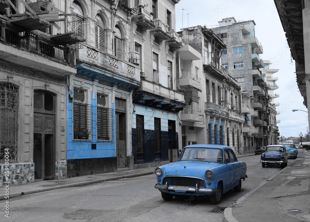 Fototapeta premium Voiture ancienne La Havane CUBA