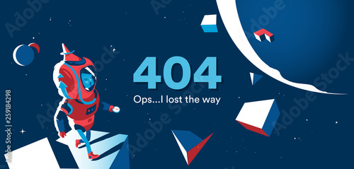 Page not Found 404 Lost in space
