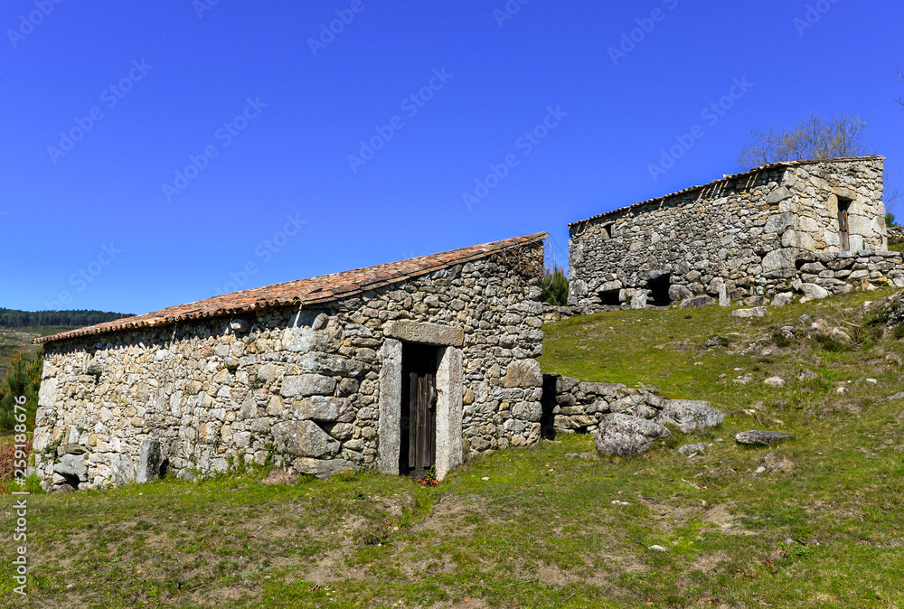 Old water mills in Galicia