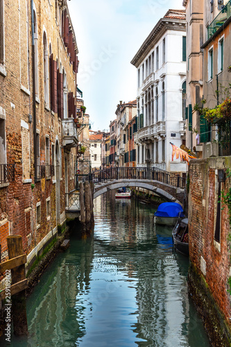Traditional canal street in Venice, Italy © Stefanos Kyriazis