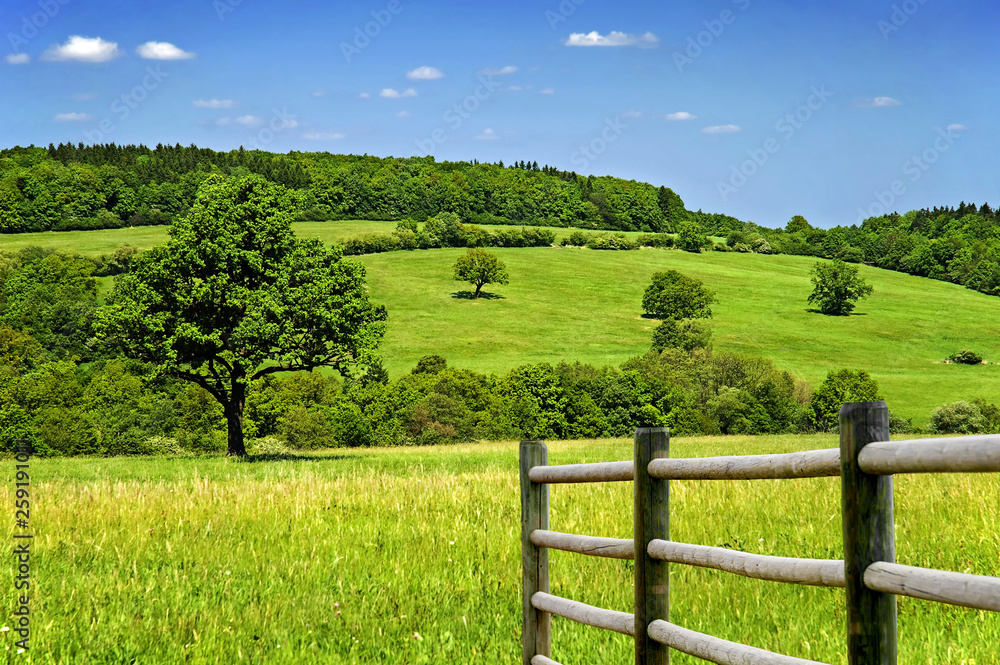 Beautiful secluded countryside in a clear-sky day in Czech republic. The Carpathian Mountains Beautiful secluded countryside in a clear-sky day in Czech republic. The Carpathian Mountains