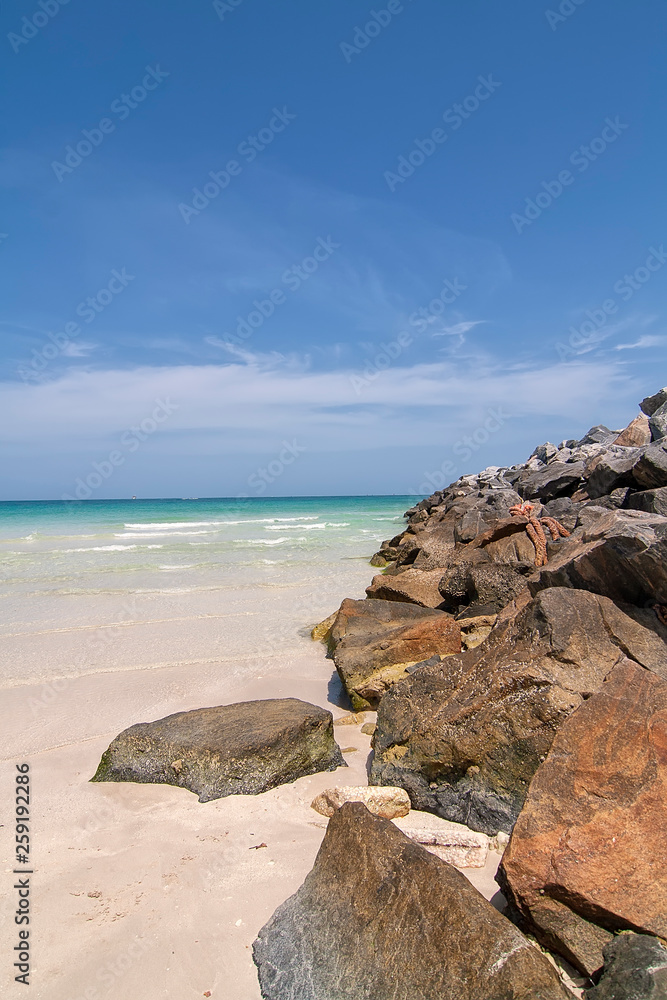 Sandy Beach in South Maimi, Florida