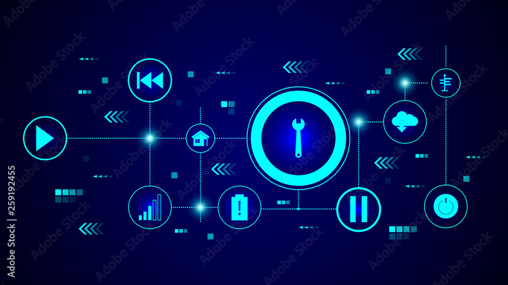 Fototapeta premium key tool icon. From web set