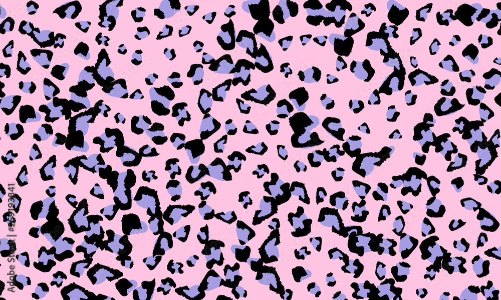 Pink leopard print design. Animal skin pattern. Pink leopard print design. Animal skin pattern.