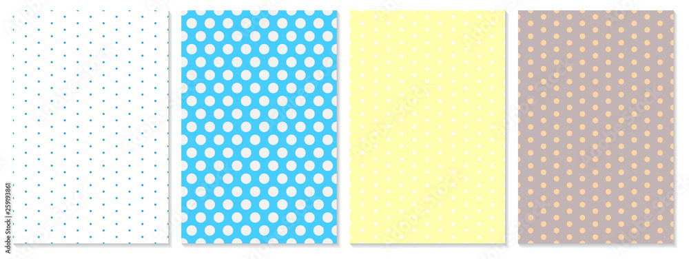 Polka dot pattern vector. Baby background. Polka dot pattern vector. Baby background.