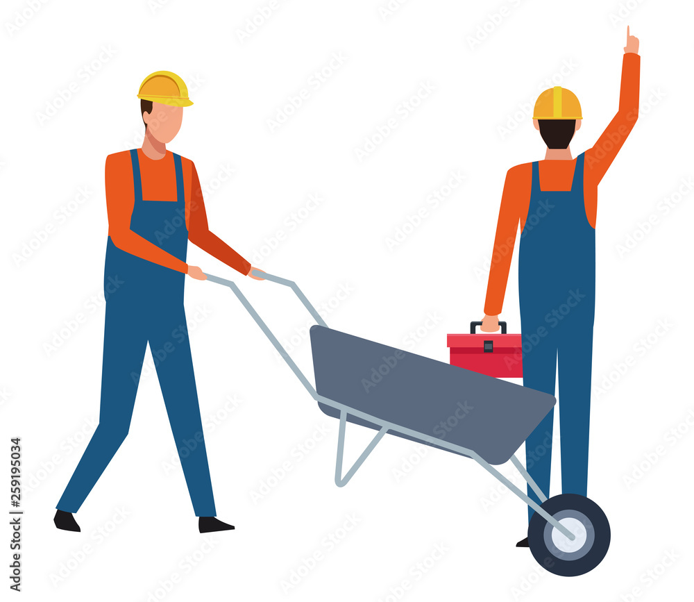 Construction teamwork avatar Construction teamwork avatar