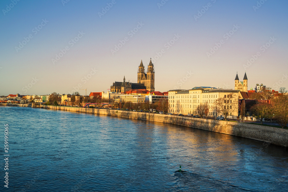 Magdeburg an der Elbe in Sachsen-Anhalt Magdeburg an der Elbe in Sachsen-Anhalt