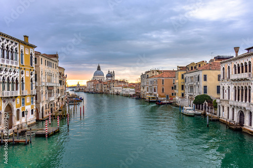 Grand Canal and Basilica Santa Maria della Salute in Venice, Italy © Stefanos Kyriazis
