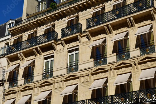 Paris; France - april 2 2017 : rue de la Paix photo