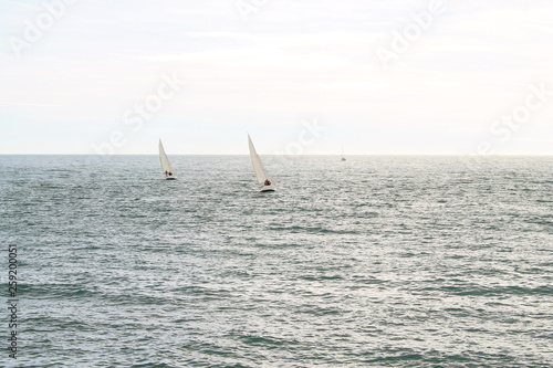 Sail boat in mediterranean sea, France © Picturereflex