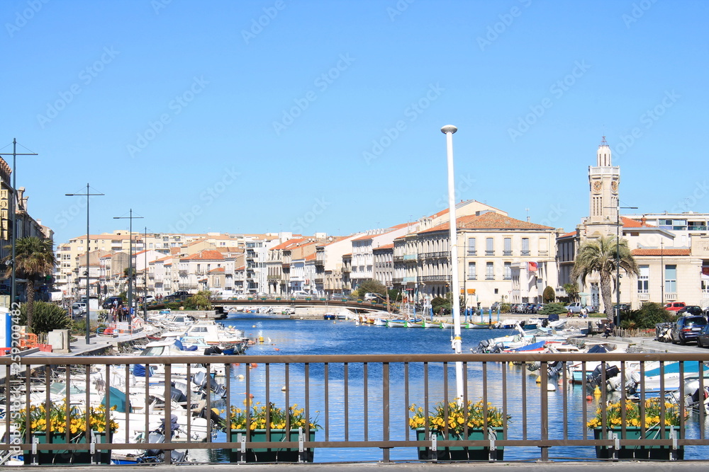 Sete, the Venice of Languedoc and the singular island, France