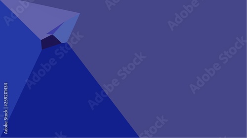 simple abstract colorful background with triangles with free text space  right side