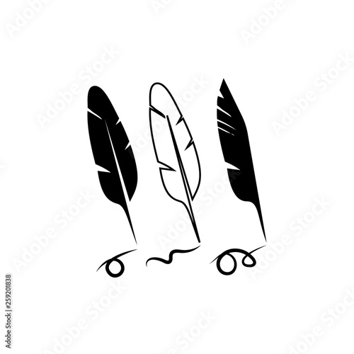 feather and ink