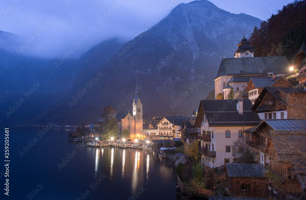 Autumn view Of Hallstatt, Hallstatt , Austria