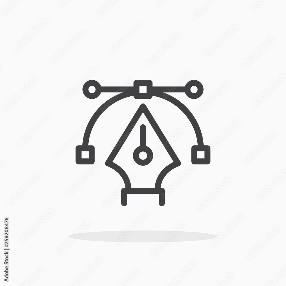Design icon in line style. Editable stroke. Design icon in line style. Editable stroke.