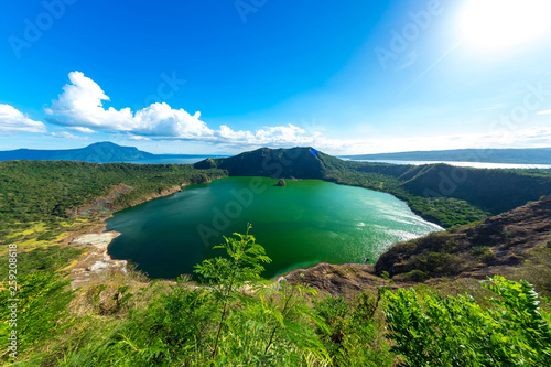 Panorama view on the famous Taal volcano photo